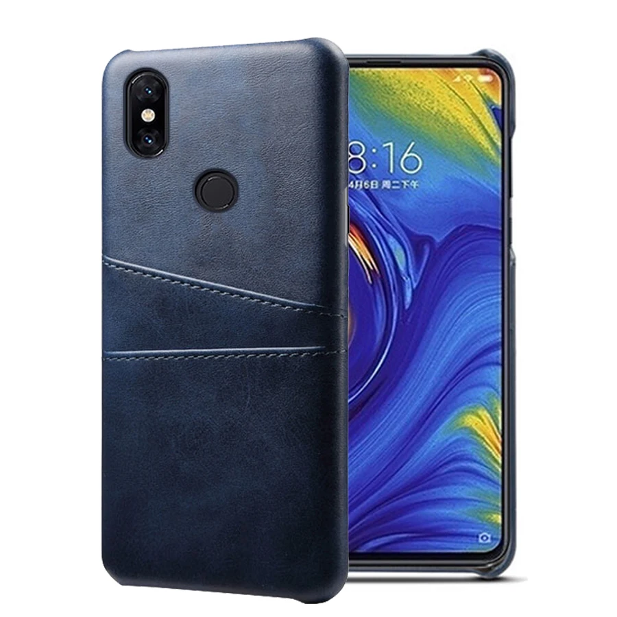 Роскошный кожаный держатель для карт, чехлы для телефонов Google Pixel 4 XL 2 3 XL XL2 Lite Pixel2 Pixel3 Pixel3lite XLPhone - Цвет: Темно-синий