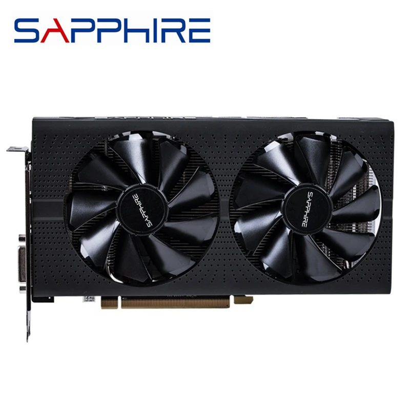 Оригинальные видеокарты SAPPHIRE RX 570 8 Гб видеокарты GPU AMD Radeon RX570 8 Гб видеокарты компьютерная игровая карта HDMI PCI-E X16 не майнит