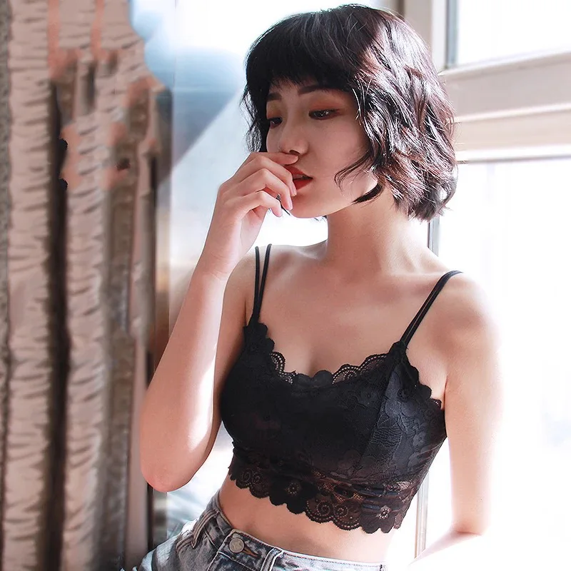 Новинка женский кружевной топ нижнее белье сексуальная Облегающая майка