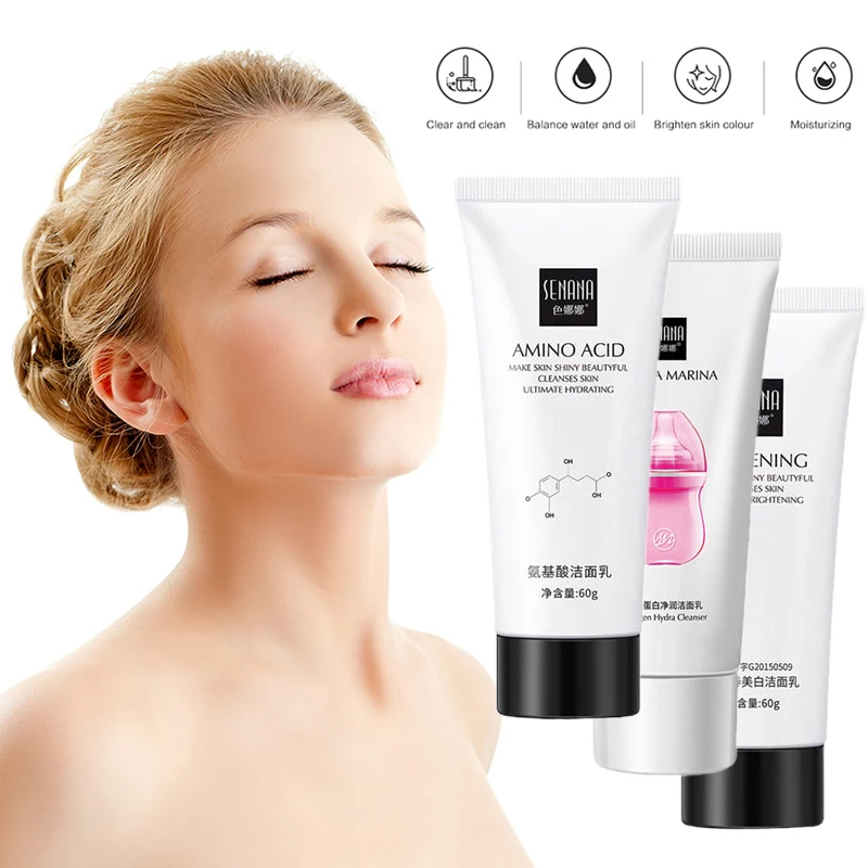 Горячая никотинамид аминокислота очищающее средство для лица скраб масло от