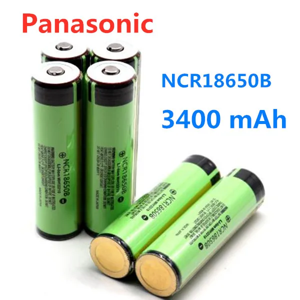 Panasonic ncr 18650B 3400mah 3,7 V 18650 аккумуляторная литиевая батарея с высокой емкостью 18650 батарея+ защитная(PCB