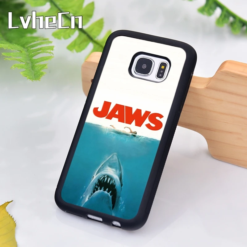 LvheCn фильм &quotЧелюсти&quot Постер с Акула чехол для телефона samsung Galaxy S9 S8 S10 рlus Lite S6 S7