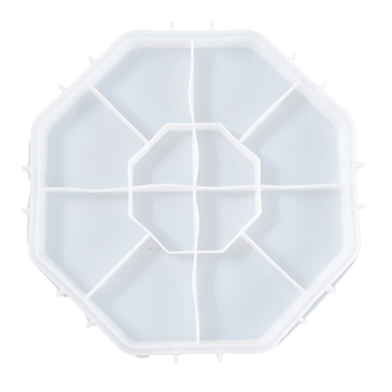 

Octagon Storage Tray Epoxy Resin Mold Dish Plate Crafts Casting Silicone Mould