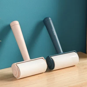 portable wearable hair sticking device roller moistening artifact clothes hair removal sticky paper pet hair hair removal device free global shipping