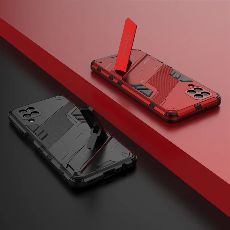 For Cover Samsung Galaxy M12 Case For Samsung M12 A12 A22 Capas Shockproof Kickstander Full Holder Cover For Samsung M12 Fundas