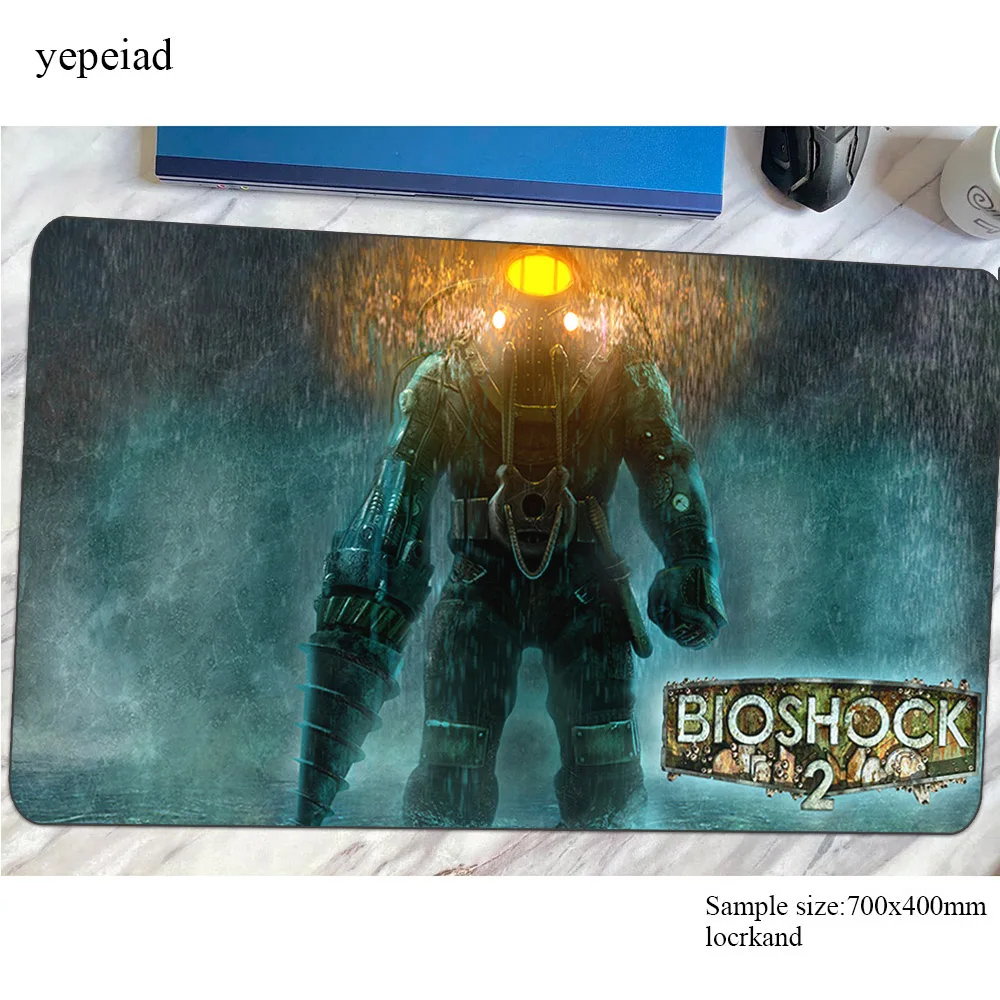 Коврик для мыши bioshock аниме игровой коврик большой 800x400x4 мм компьютерный стол padmouse