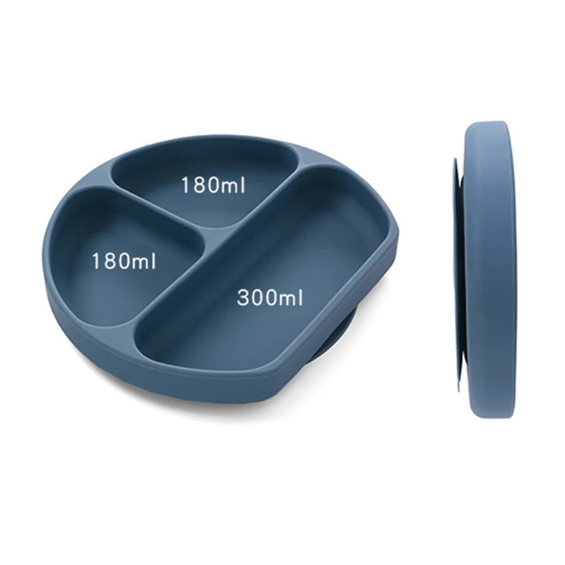 

4 Pcs Baby Food Grade Silicone Waterproof Bibs+Suction Dinner Plate+Bowl+Spoon Set Newborn Infants Feeding Burp Cloth