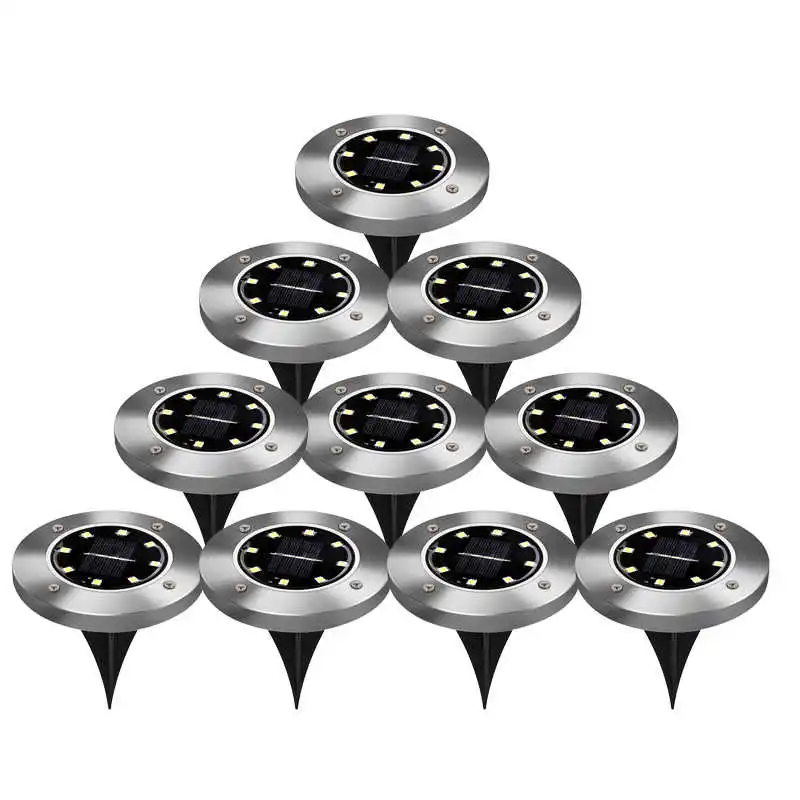 

10Pcs LED Solar Power Garden Lights Outdoor Lighting Solar Energy Waterproof Solar Lights Lawn Driveway Yard Garden Decoration