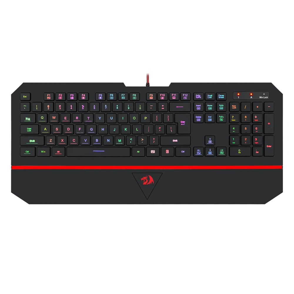 

Игровая клавиатура Redragon K502 с RGB светодиодный светкой, 104 клавиш