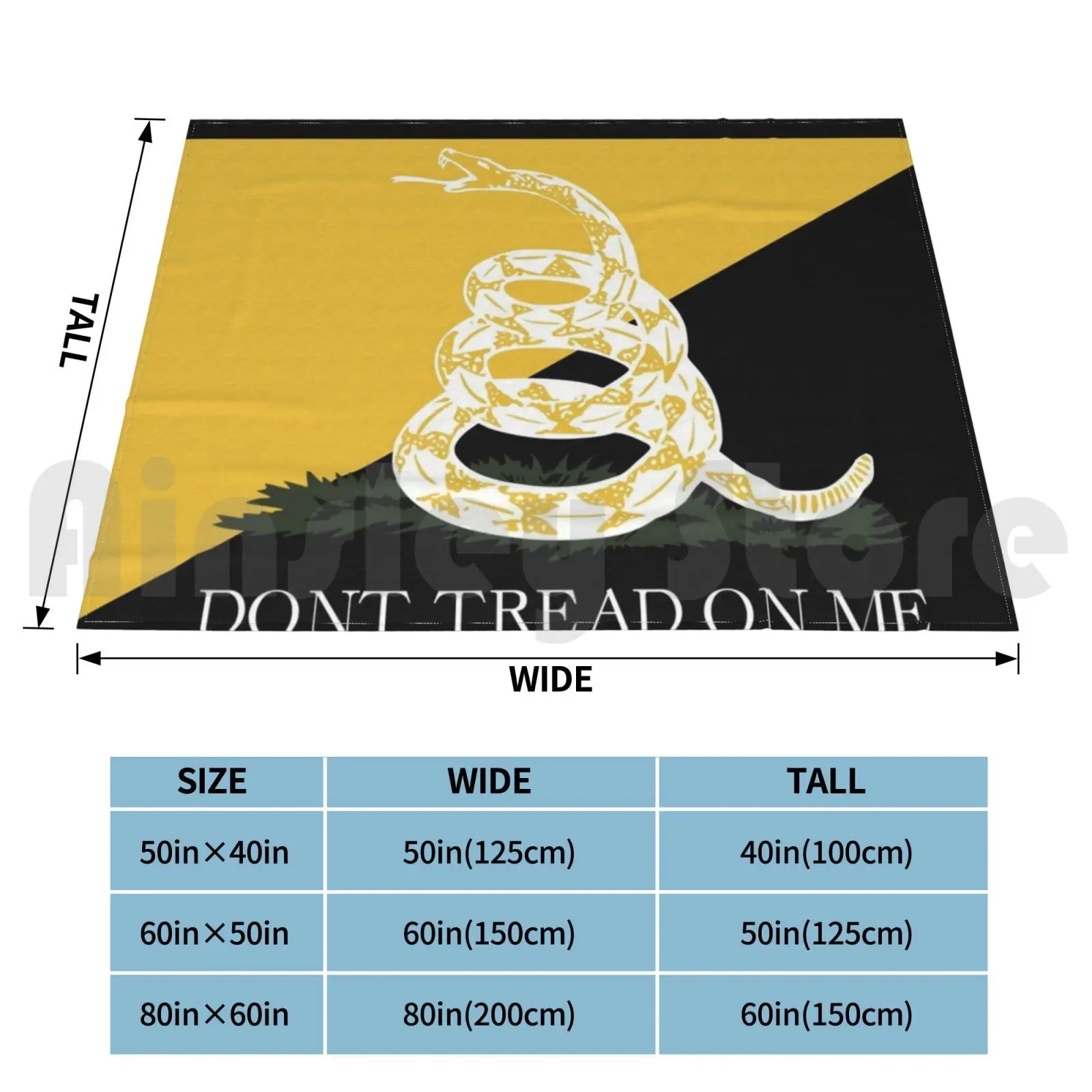 Флаг Gadsdens бандажный флаг одеяло для дивана кровати путешествий Гадсден гадсон