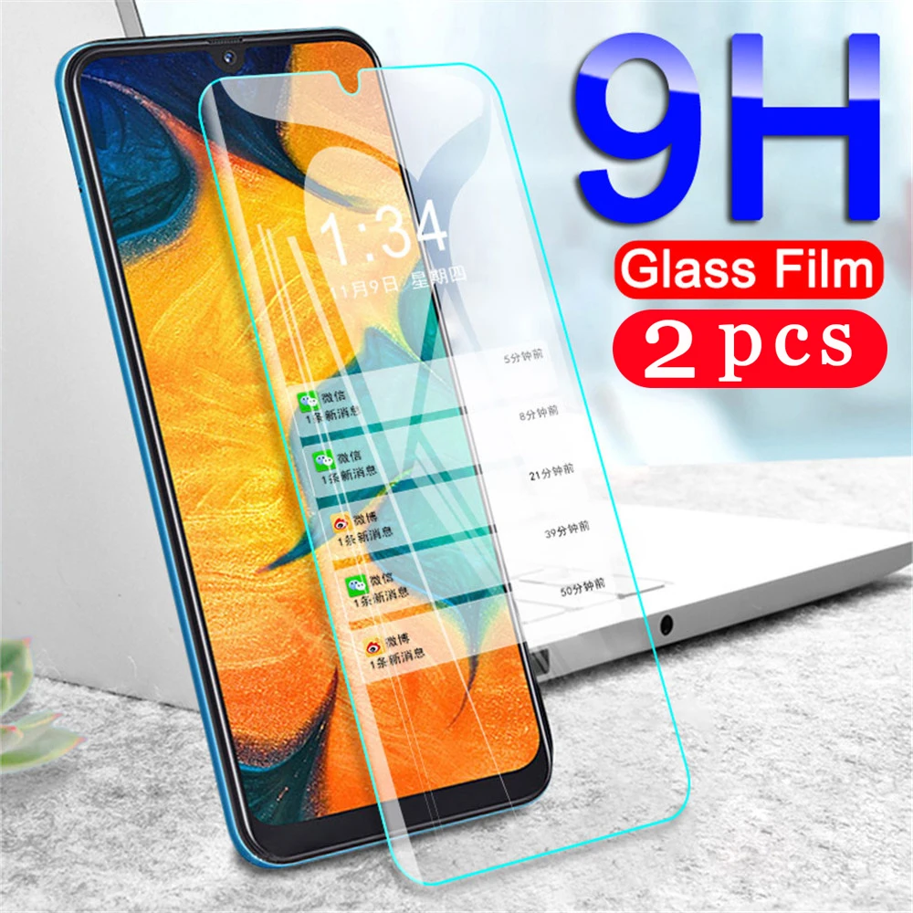 

2Pcs for samsaung galaxy A10 A10S A20 A20E A30 A40 A50 A60 tempered glass A70 a70s A80 A90 phone screen protector smartphone