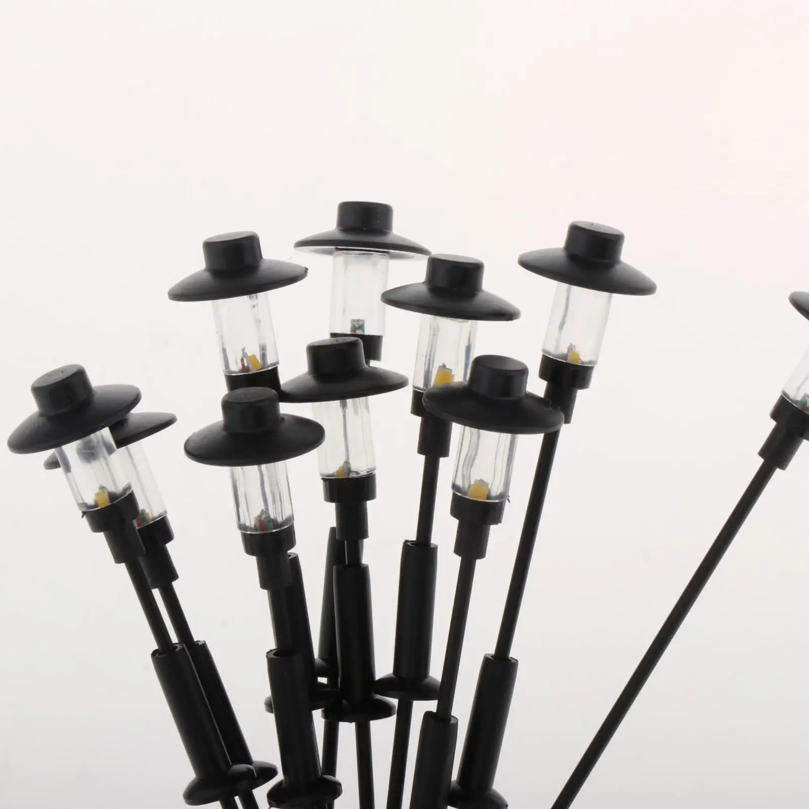 

10 Pcs Street Lights Model Railroad Led Lighting Scenery Model Lamppost 12V