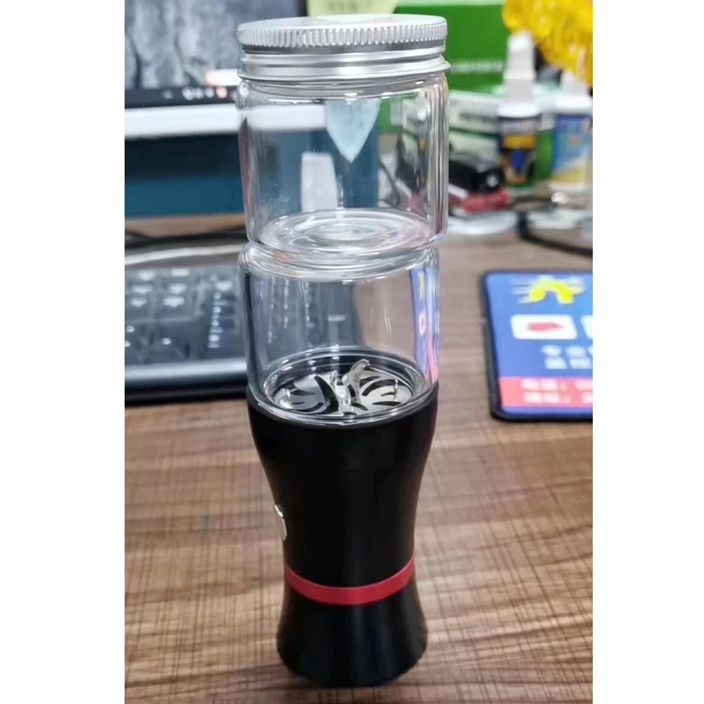 

2Pcs Grinders Electric Herbal Herb Tobacco Grinder Cigarette Crusher Spice Mill Smoking Accessories Pipe Smoke USB Charging