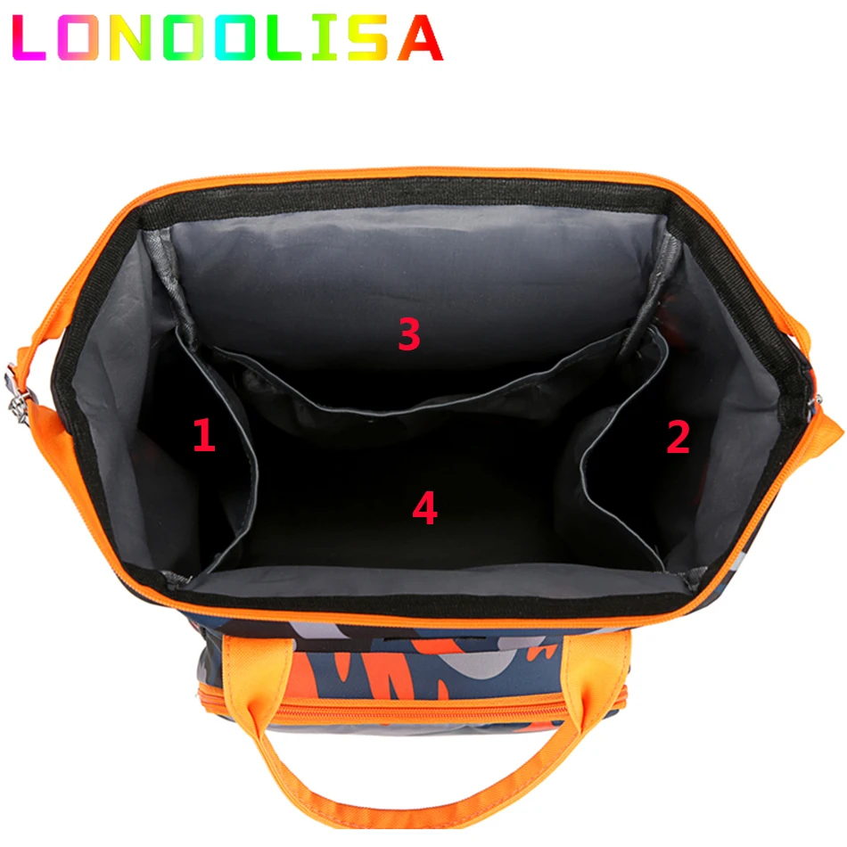 

Large Capacity Diaper Backpack Baby Bag Mother Designer Travel Hanging Stroller Storage Sac Baby Changing Bottle Insulation Bag