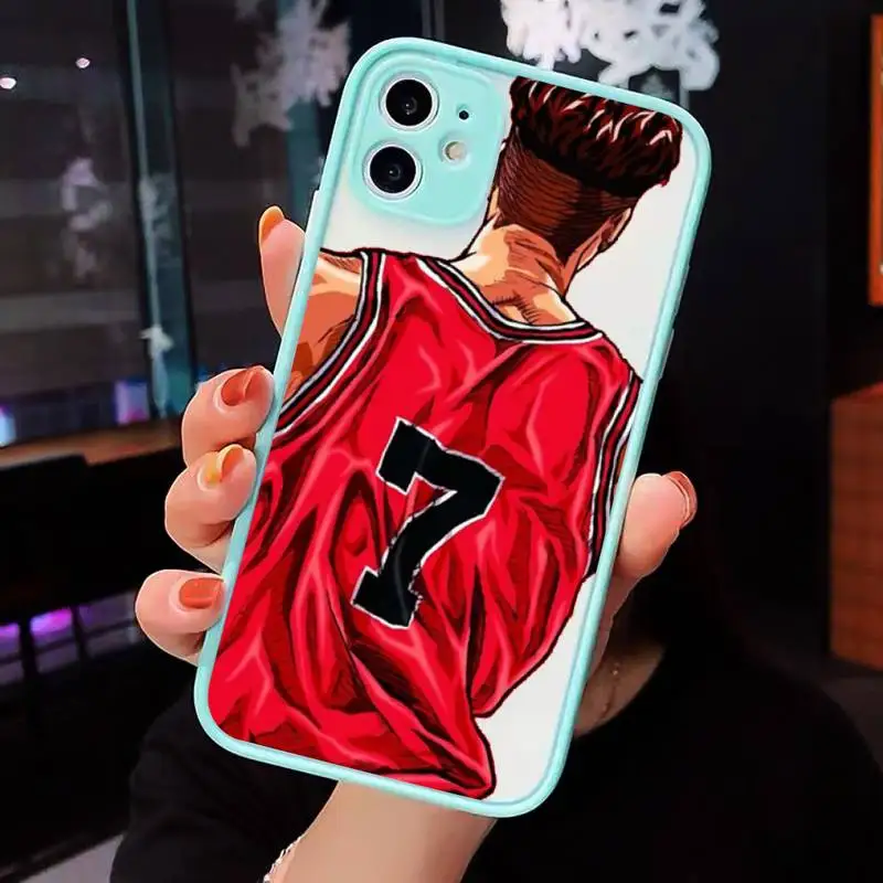 

Slam Dunk anime manga high quality Phone Cases matte transparent For iphone 7 8 11 12 plus mini x xs xr pro max cover