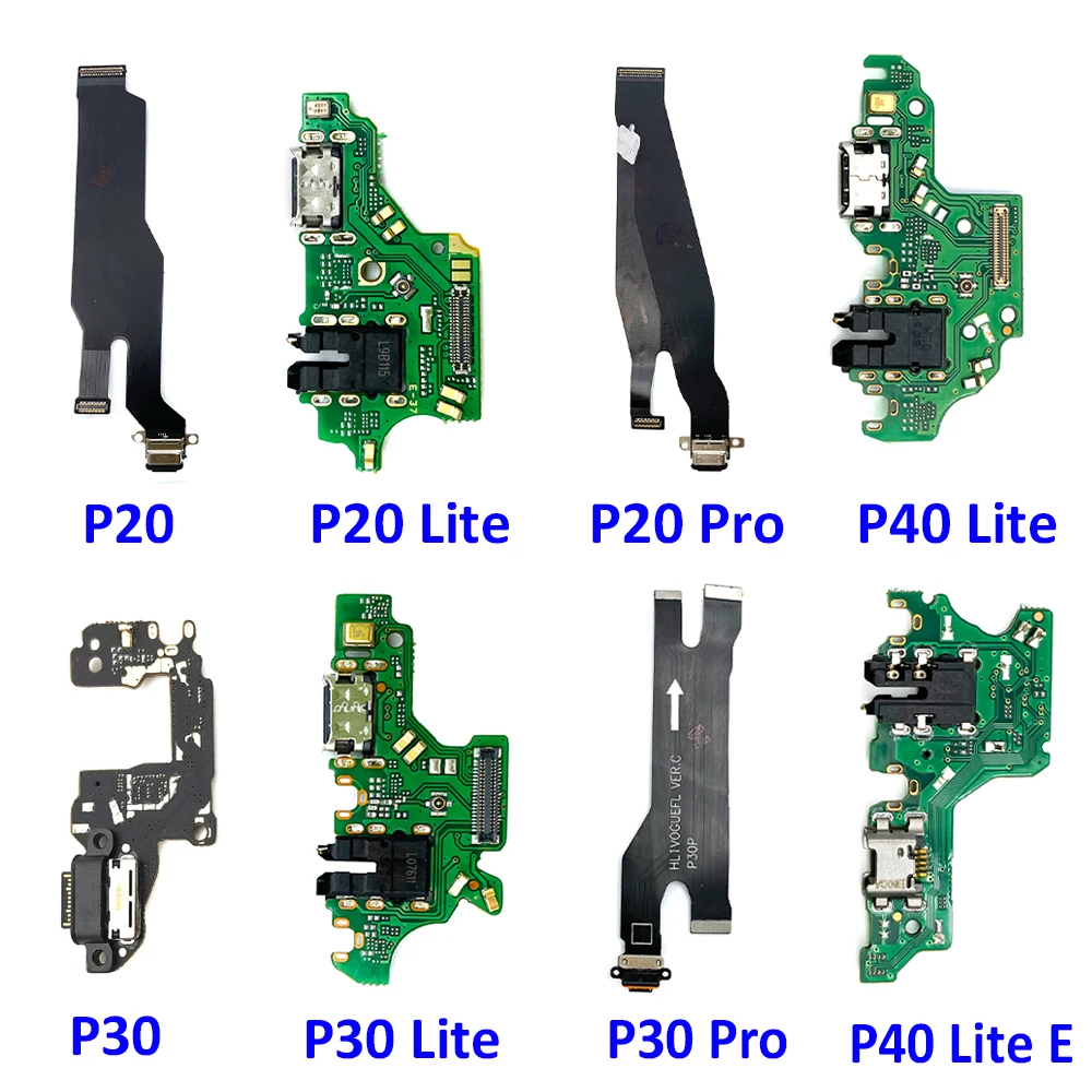 Новый USB зарядный порт разъем платы с Mic микрофон гибкий кабель Запчасти для Huawei P30