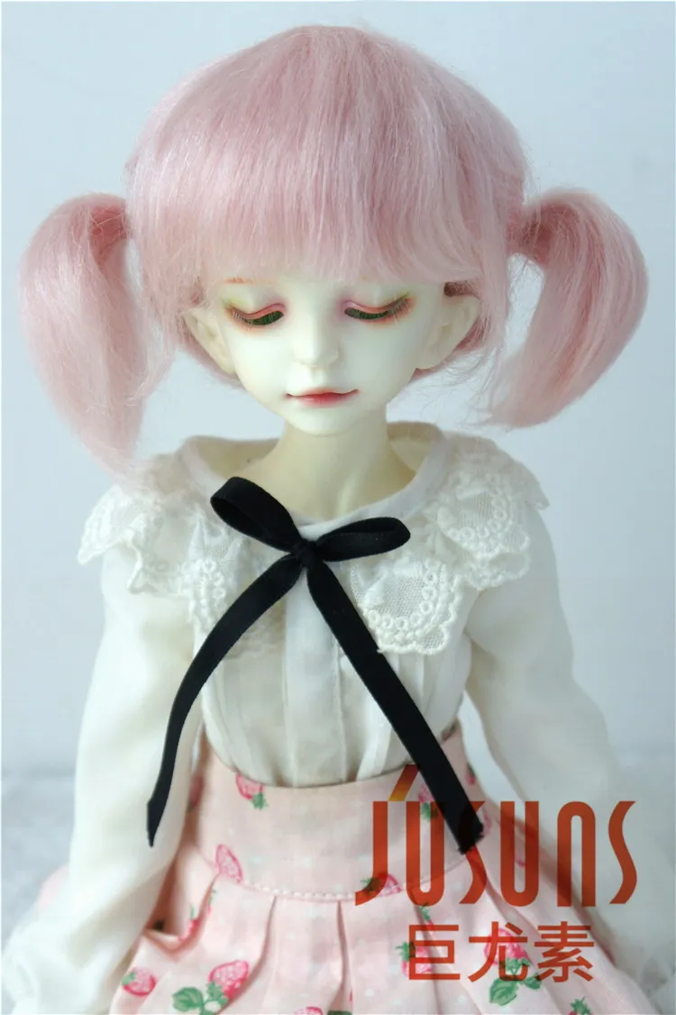 JD203 1/6 1/4 1/3 Мода BJD мохеровые парики YOSD MSD SD двойной конский хвост куклы волосы для