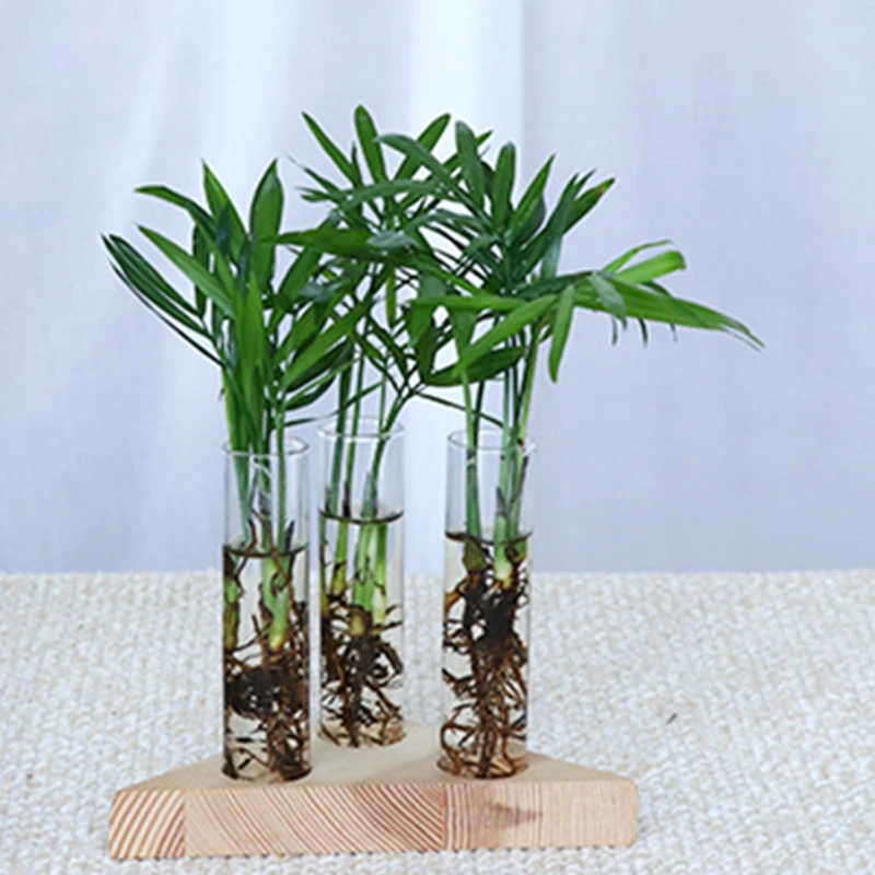 Ваза для цветов стеклянные трубки прозрачный стеклянный цветочный горшок с