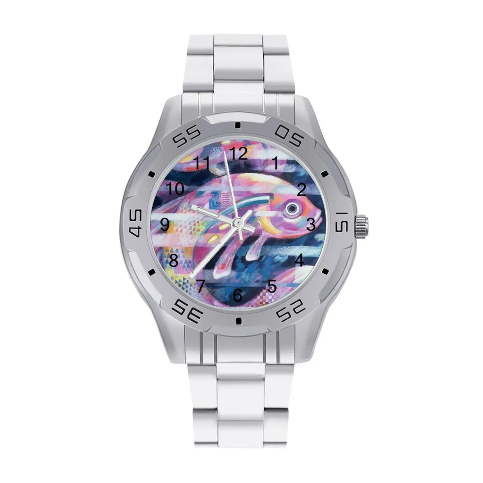 

Fish Quartz Watch Stainless Photo Wrist Watch Woman Gym Cute Promotion Wristwatch