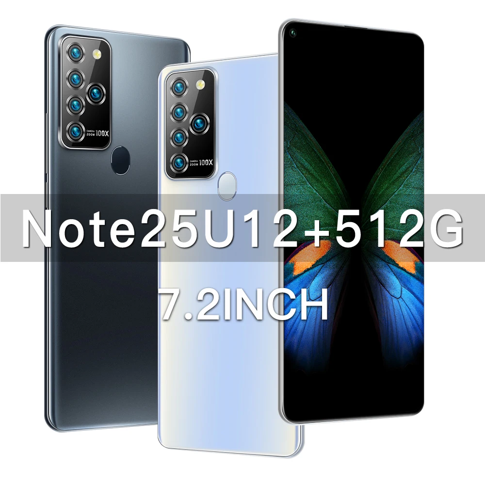

Note25u 12+512G Smartphone Android MT6889 Deca Core Push-button Phone Unlocked Cell Phones Global Version Featured Phone