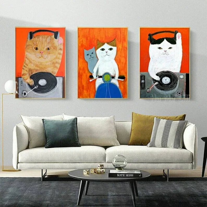 

Cute Cat Watercolour Canvas Print