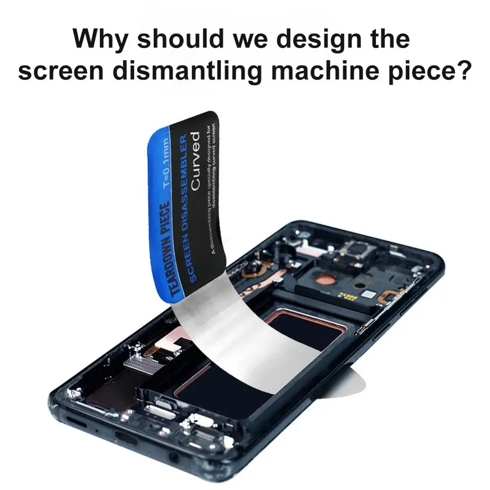 Разборный стальной металлический экран ультратонкий Гибкий Мобильный телефон