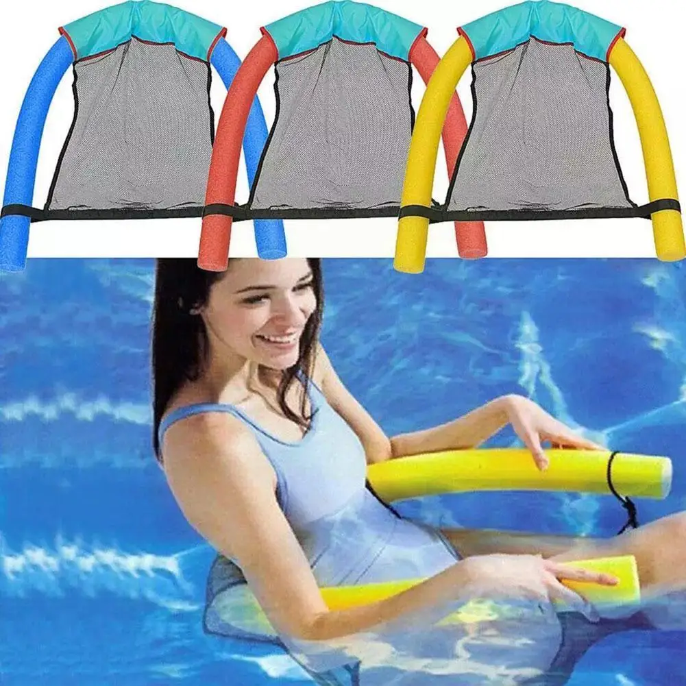 

Pvc Summer Inflatable Foldable Floating Row Swimming Mattress Chair Air Pool Sports Water Beach Lounge A3O2