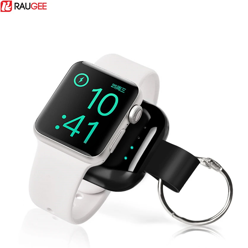 Внешний аккумулятор Qi для Apple Watch 5 4 3 2 1 700 мАч портативное беспроводное зарядное