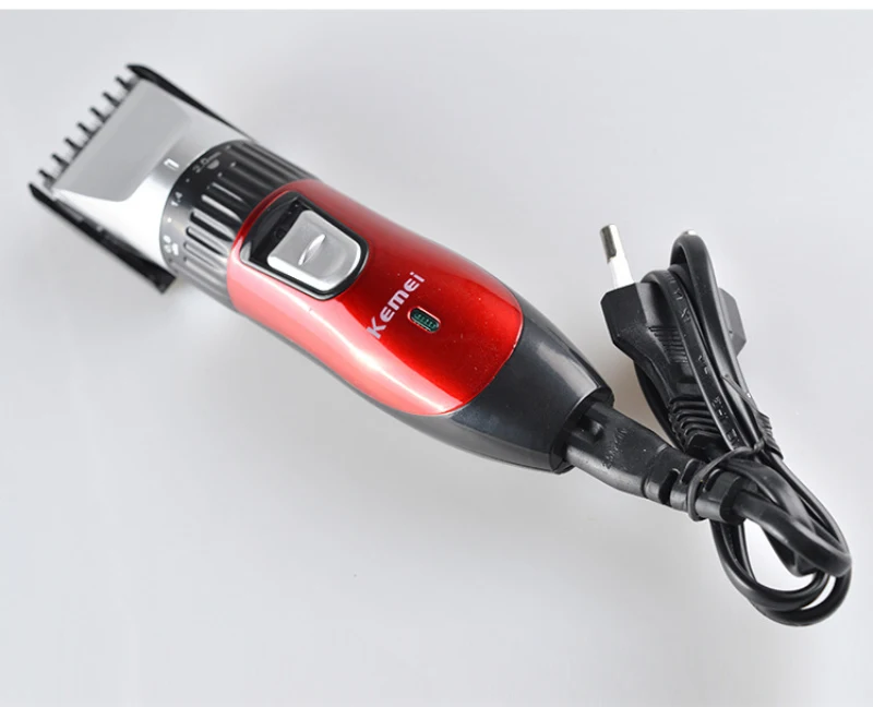 Профессиональная машинка для стрижки волос Kemei из углеродистой стали