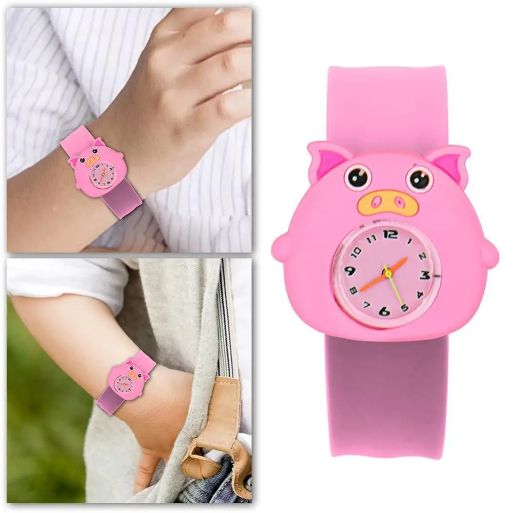 

Children Kids Cartoon Snap On Cute Silicone Band Quartz Gift Nice Wrist UK Children's Watch Dropshipping Watch Silicone C2I7