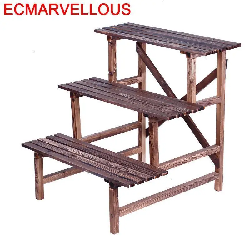 Macetas деревянная мебель Mueble Para Plantas Wood Terraza Etagere Pour Plante напольная стойка для балкона