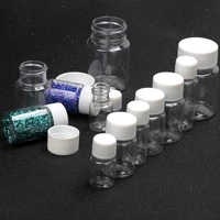 2pcs 51015203050ml transparent plastic bottle pet sub bottling small medicine liquid bottle slim jewelry packaging storage