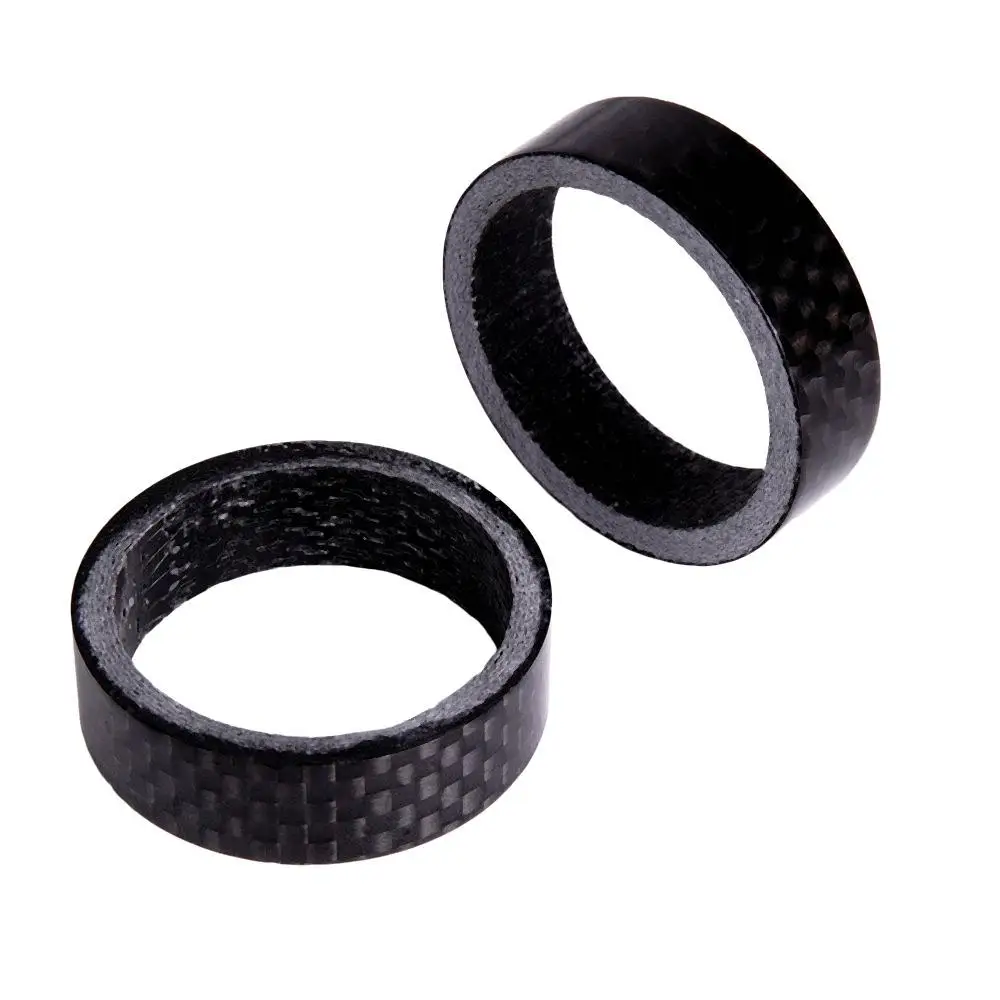 

ZTTO Ultra-Light Carbon Fiber Washer for Mountain Road Bike Bicycle Fork Headset Parts 5mm 10mm Cycling Bicycle Accessories