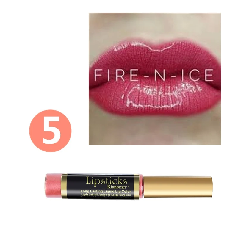 10 цветов Матовая Глянцевая жидкость для губ помада длительное увлажняющее