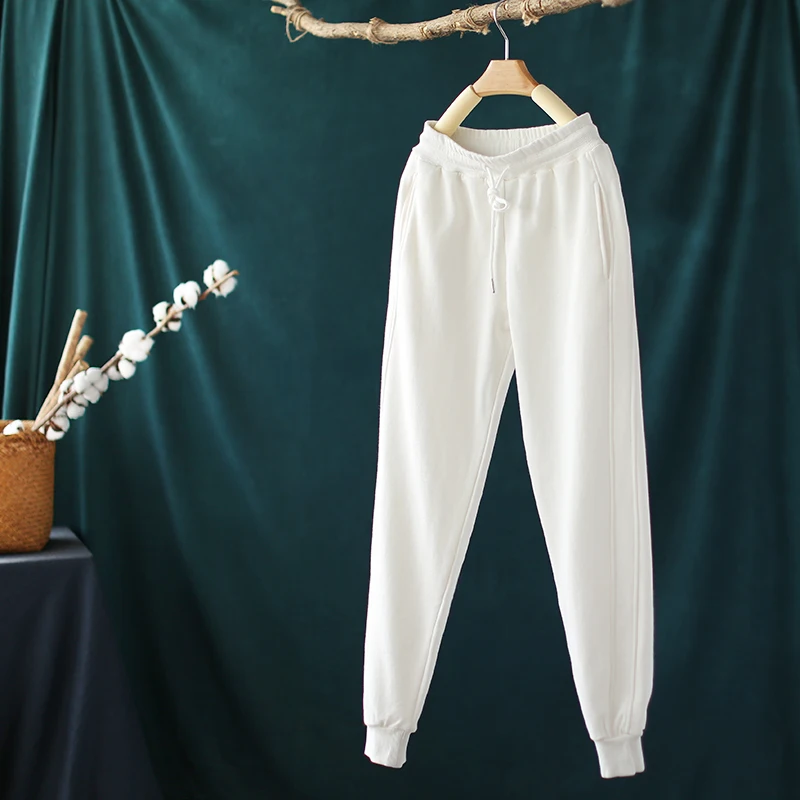 

Новинка Осень 2021, свободные спортивные брюки, женские повседневные универсальные шаровары, длинные брюки