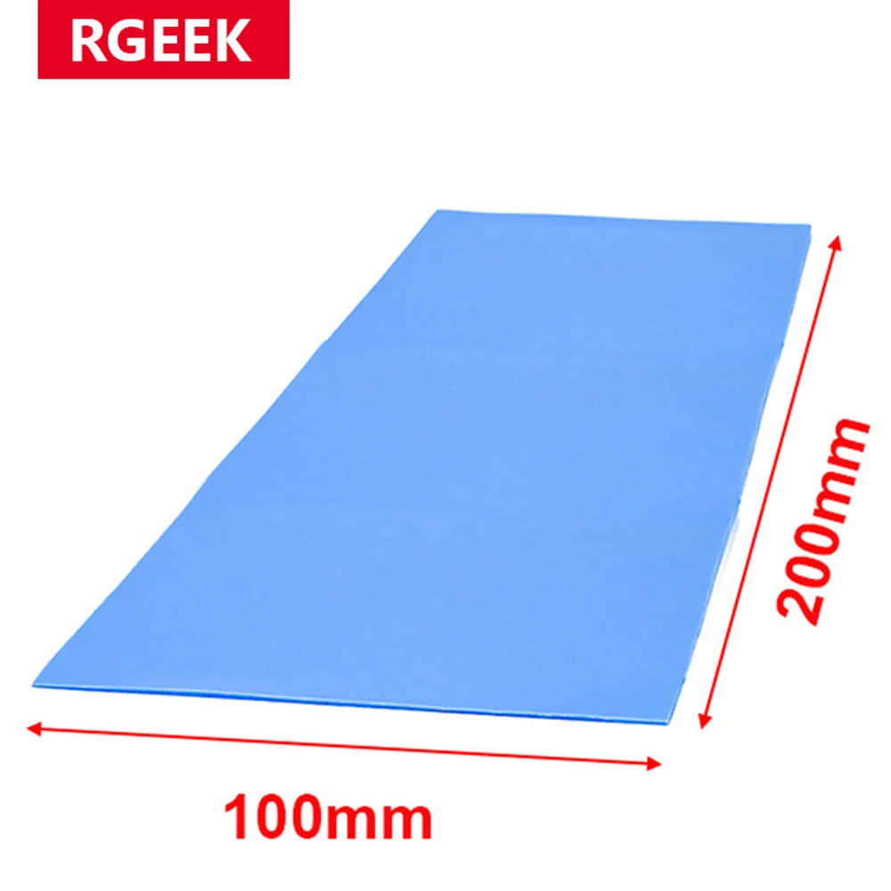 Высокопроизводительная термопаста 6 0 Вт/мК 100*200 мм теплопроводность процессора