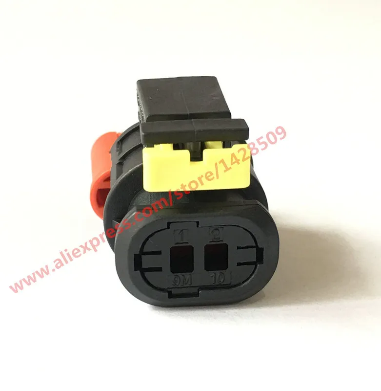 20 комплектов 2-контактных гнездовых разъемов Tyco AMP водонепроницаемые сенсорные