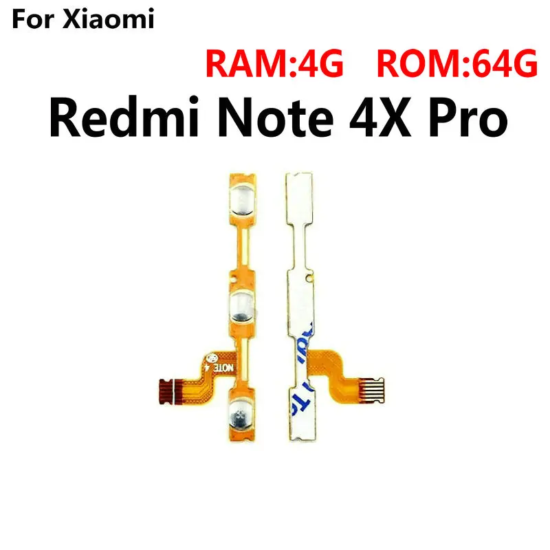 Новинка для Xiaomi Redmi Note 4X Pro Global Новый Включение/выключение питания + кнопка