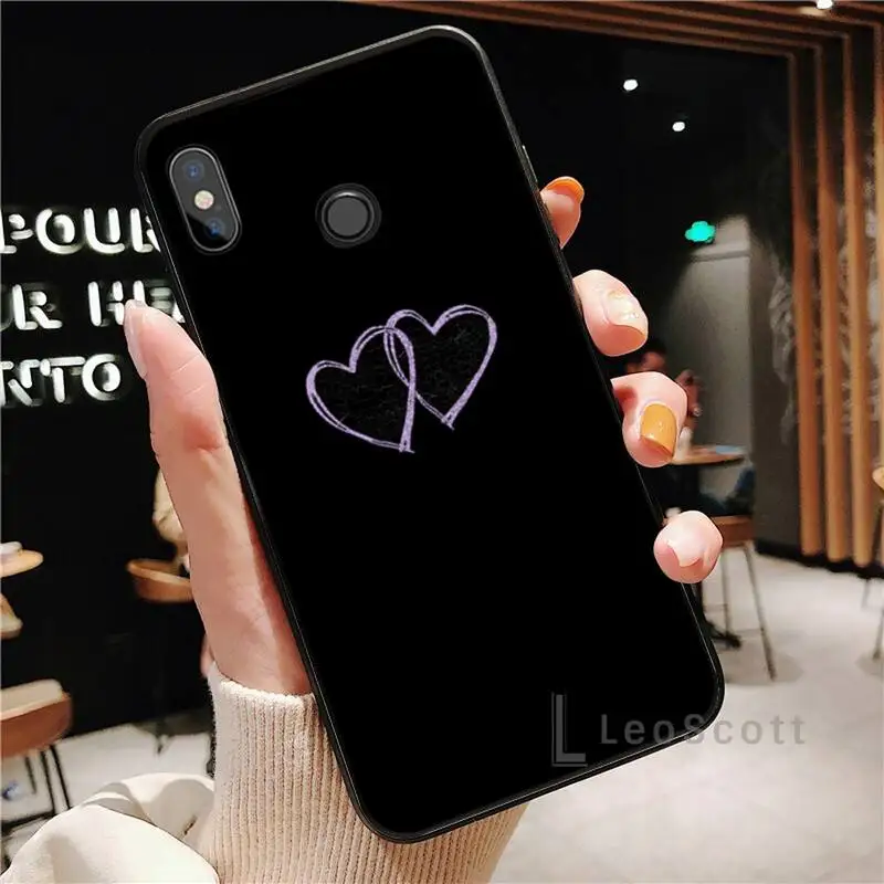 

Black and white lines Phone Case For Xiaomi Redmi Note 4 4x 5 6 7 8 pro S2 PLUS 6A PRO