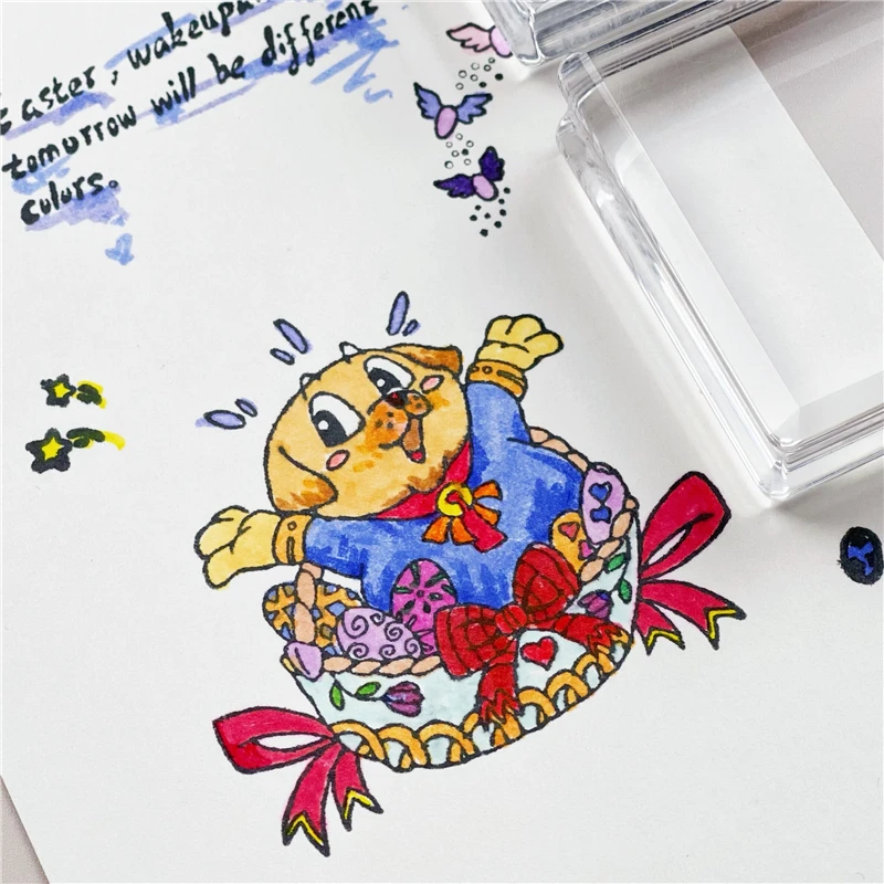 

YIXUAN Easter puppy Metal Cutting Dies and Stamps for DIY Scrapbooking/Photo Album Decorative Embossing DIY Paper Cards 2021 New