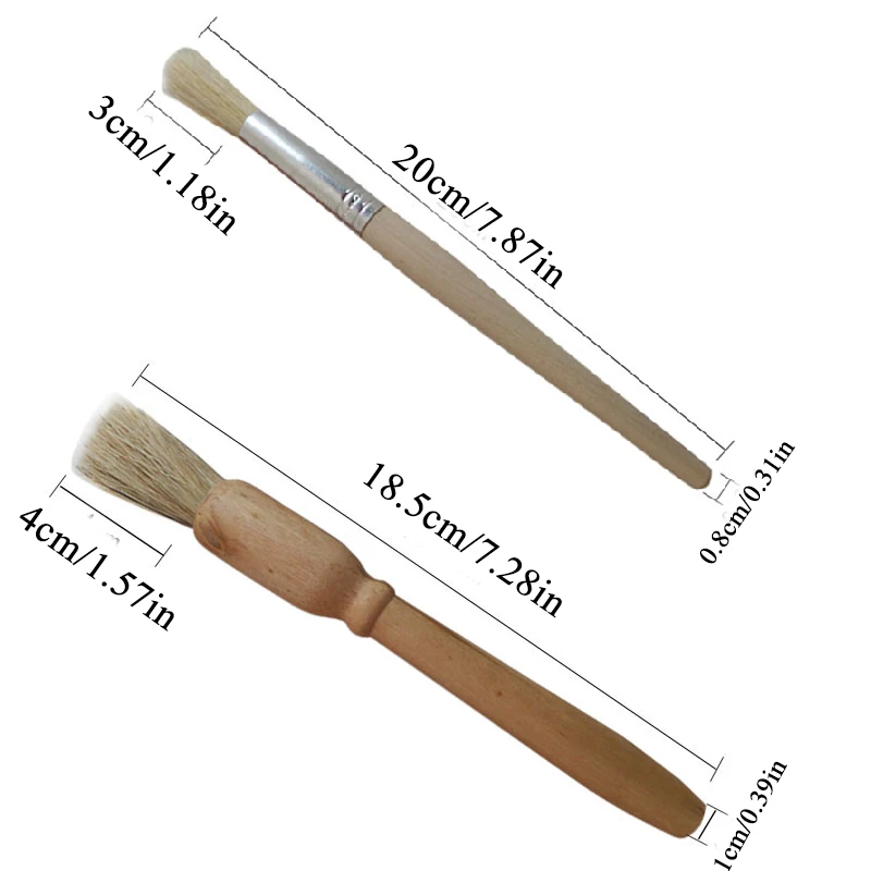 Кофемолка с натуральной щетиной и деревянной ручкой 1 шт.|Щетки для зачистки| |