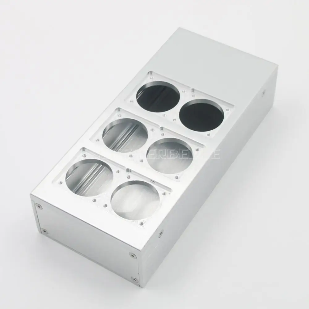 Корпус питания с вилкой европейского стандарта HiFi полностью алюминиевый корпус