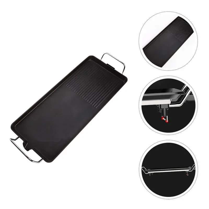 

1 Set of 7 Pcs Electric Baking Tray BBQ Baking Pan Smokeless Barbecue Tool