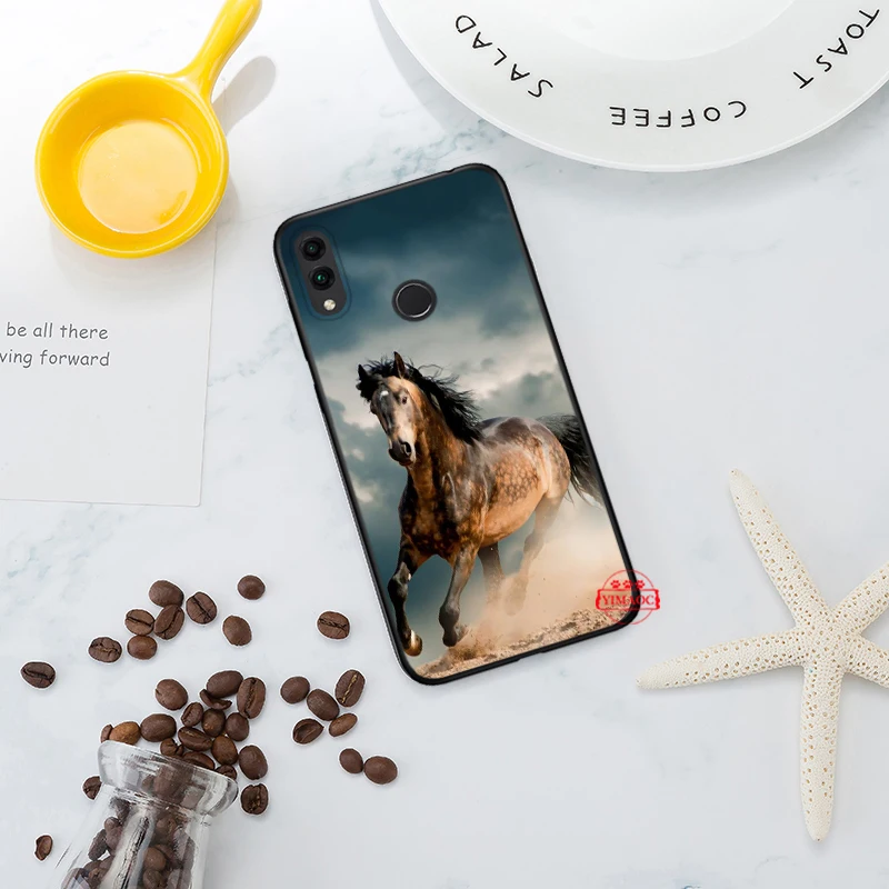 The Great beauty horse DIY Painted Silicone Case for Huawei honor 6A 7A Pro 7X 8 Lite 8X 8C 9 Note 10 View 20 9X |