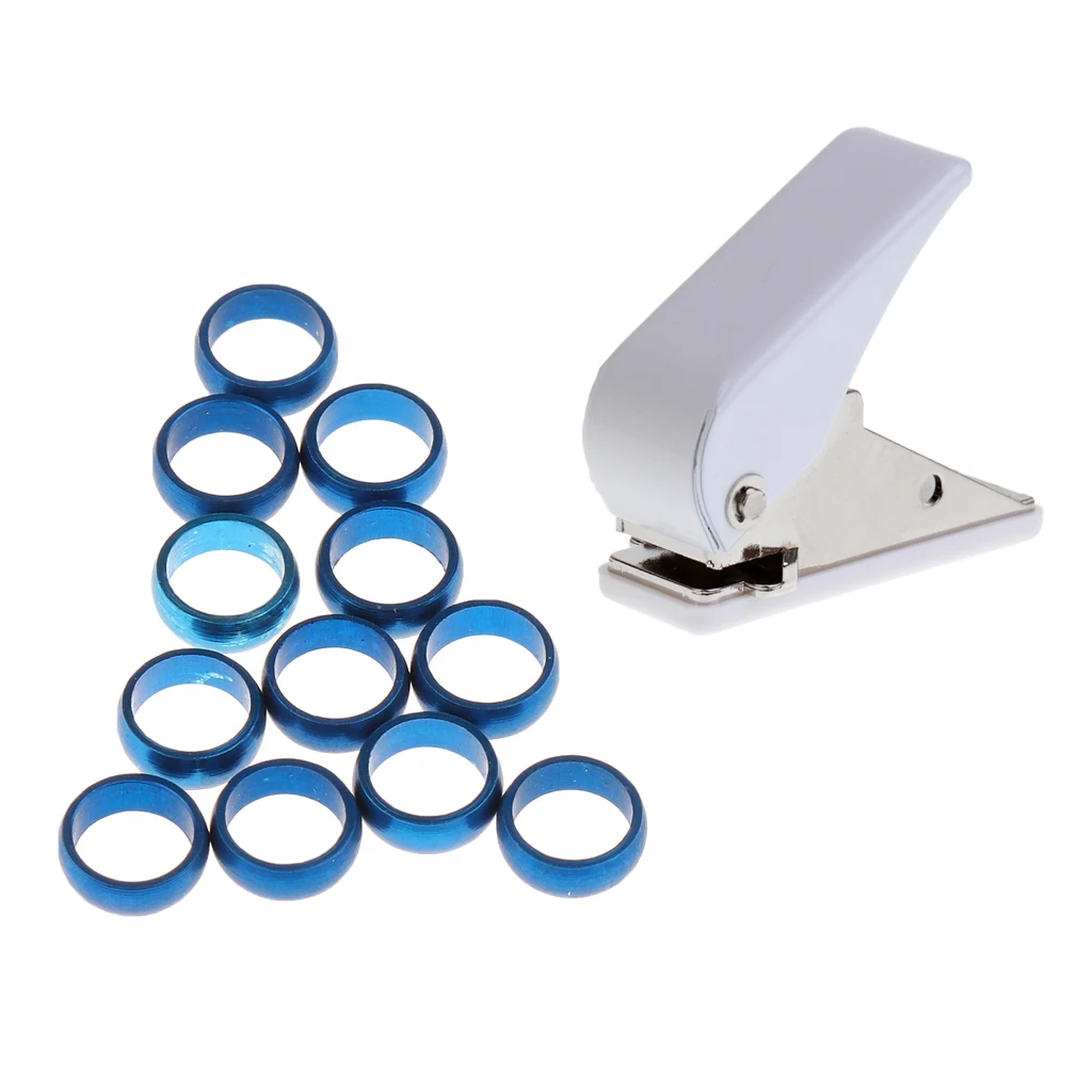

1pcs Dart Punch Rectangular Hole Puncher + 12 Pcs s O Rings / Darts Grip Rings