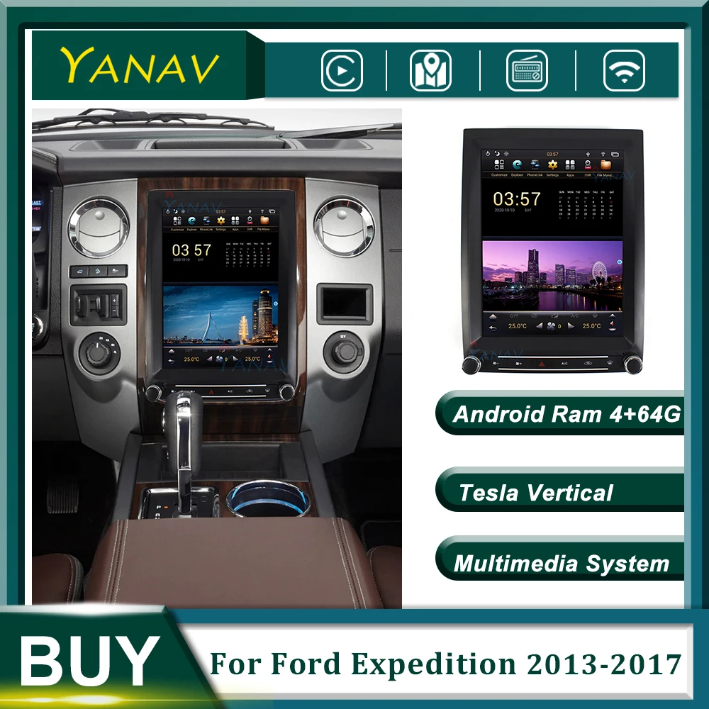 

Автомагнитола 2 Din на Android, стереоприемник для Ford DISPATCH 2013-2017, GPS-навигация, видео, вертикальный HD экран, мультимедийный плеер