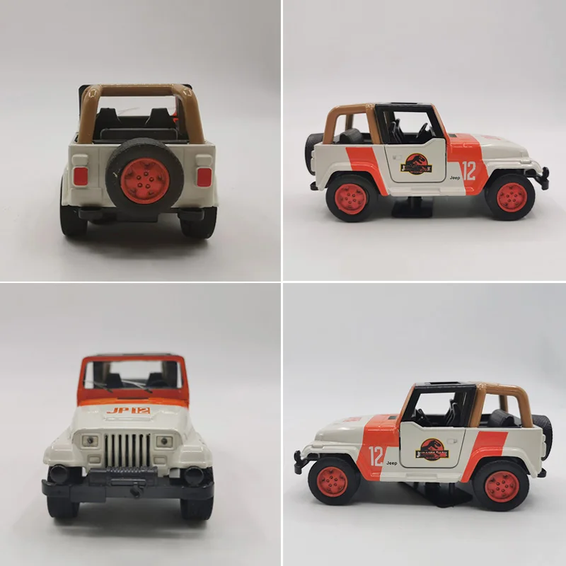 1/43 весы 12 2 см металлический сплав литье под давлением Jeep Wrangler Jurassic внедорожник