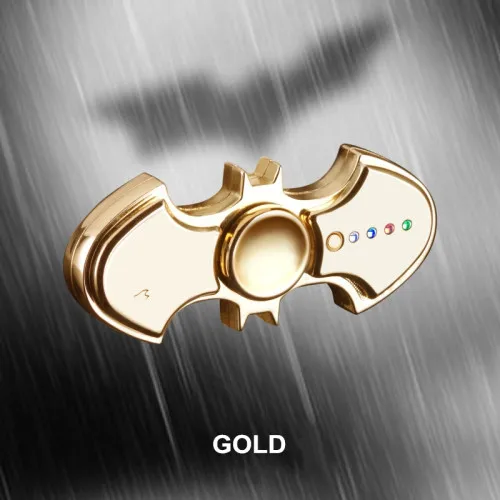 Gold Фиджет с Бэтменом Спиннер электронная USB Зажигалка 3 разновидности светодиодный прикуриватель ручной Спиннер игрушка плазменная электрическая зажигалка - Цвет: Gold
