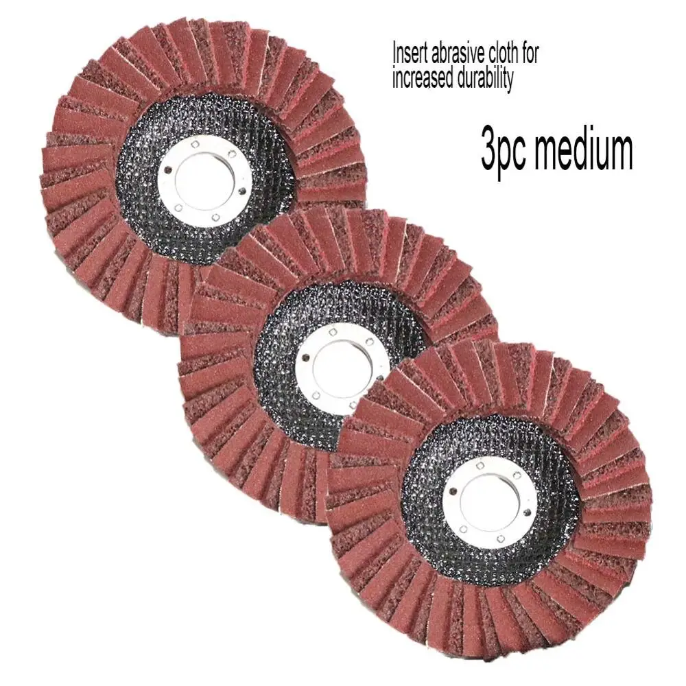 

Диск шлифовальный из нетканого материала, 4-1/2 дюйма x 7/8 дюйма, 3 шт.