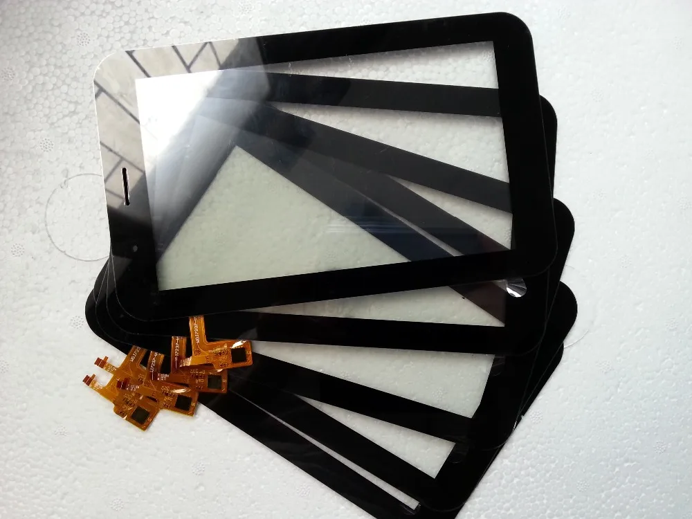 7 дюймов сенсорный экран Сенсорное стекло панели с цифровым преобразовывателем